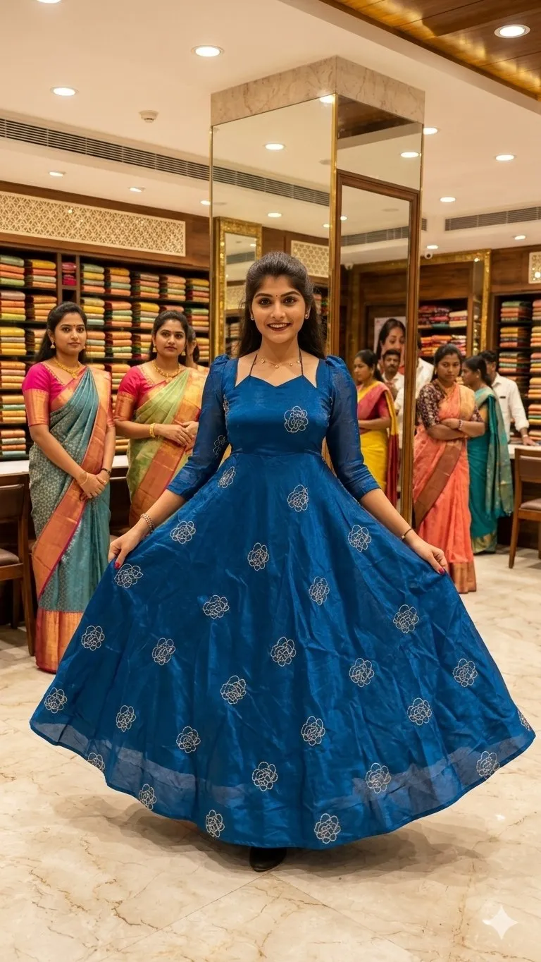 Launching ZT 225 Anisha Space Silk Sequence Fency Dress Wholesale Market 2026