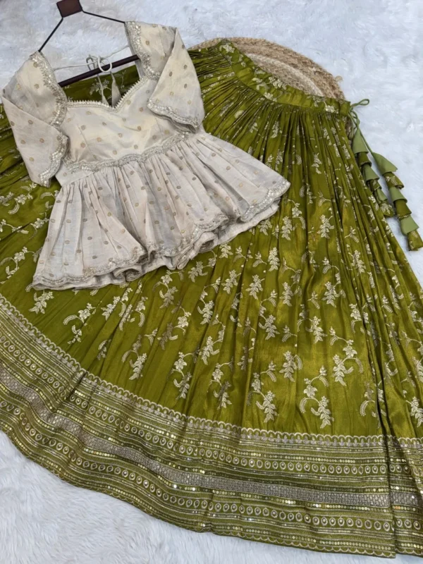 Latest Mohini 7166 Dyeable Viscose Jacquard Top Skirt Online Shopping In India 2026