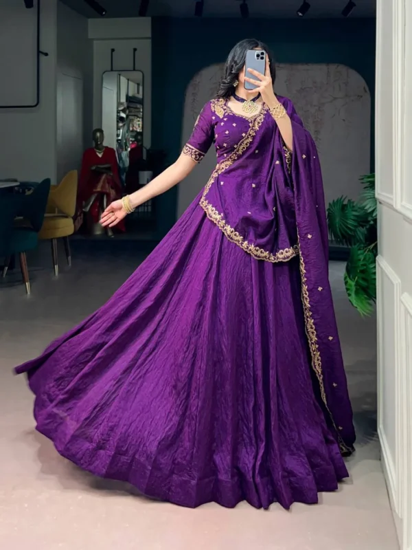 Latest WMN 1446 Aaruni Nc Silk Plain Party Wear Lehenga Choli Exporter Online 2026