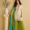 Latest Sayuri 10071 Chinon Silk Embroidery Pakistani Gharara Suit With Dupatta 2026