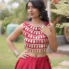 Latest Mohini 7173 Roman Silk Gota Patti Work Trending Garba Navratri Lehenga Top 2026