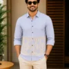 Latest LTT Vol 103 Dobby Cotton Embroidery Work Office Wear Shirt For Men 2026