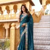 Launching RBC Virasat Gold Crush Silk Thread Work Party Wear Saree 2026
