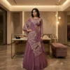 Latest BV 400 Georgette Printed Sequence Work Ready to Wear Saree 2026