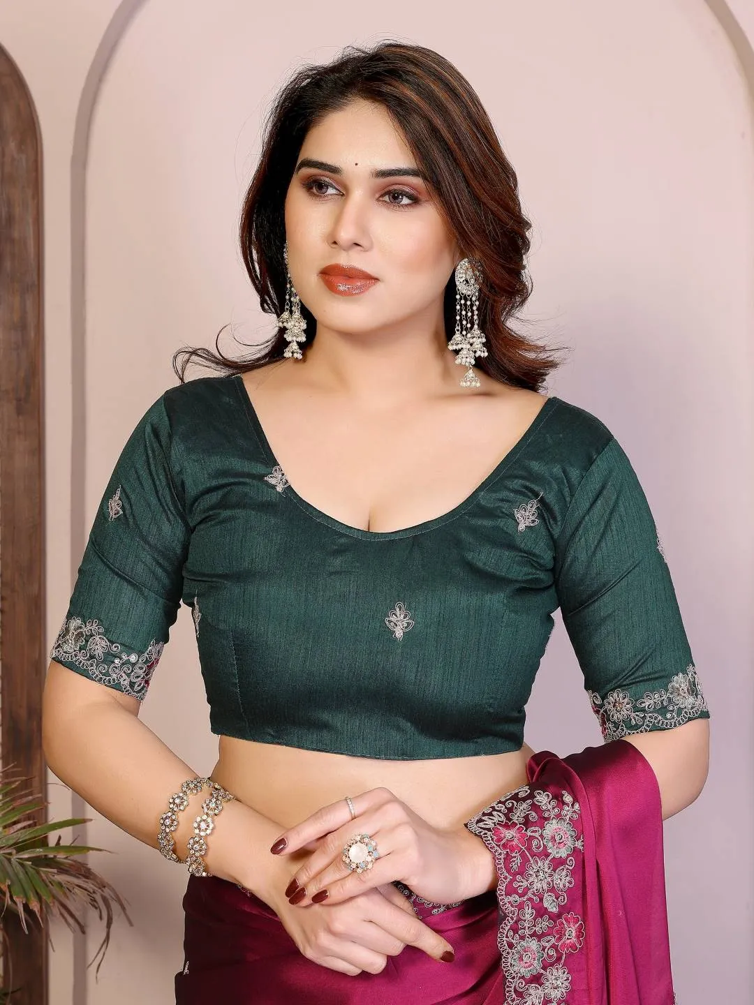 Kiara Oreva8 Rangoli Silk Embroidery Work Wedding Saree Collection