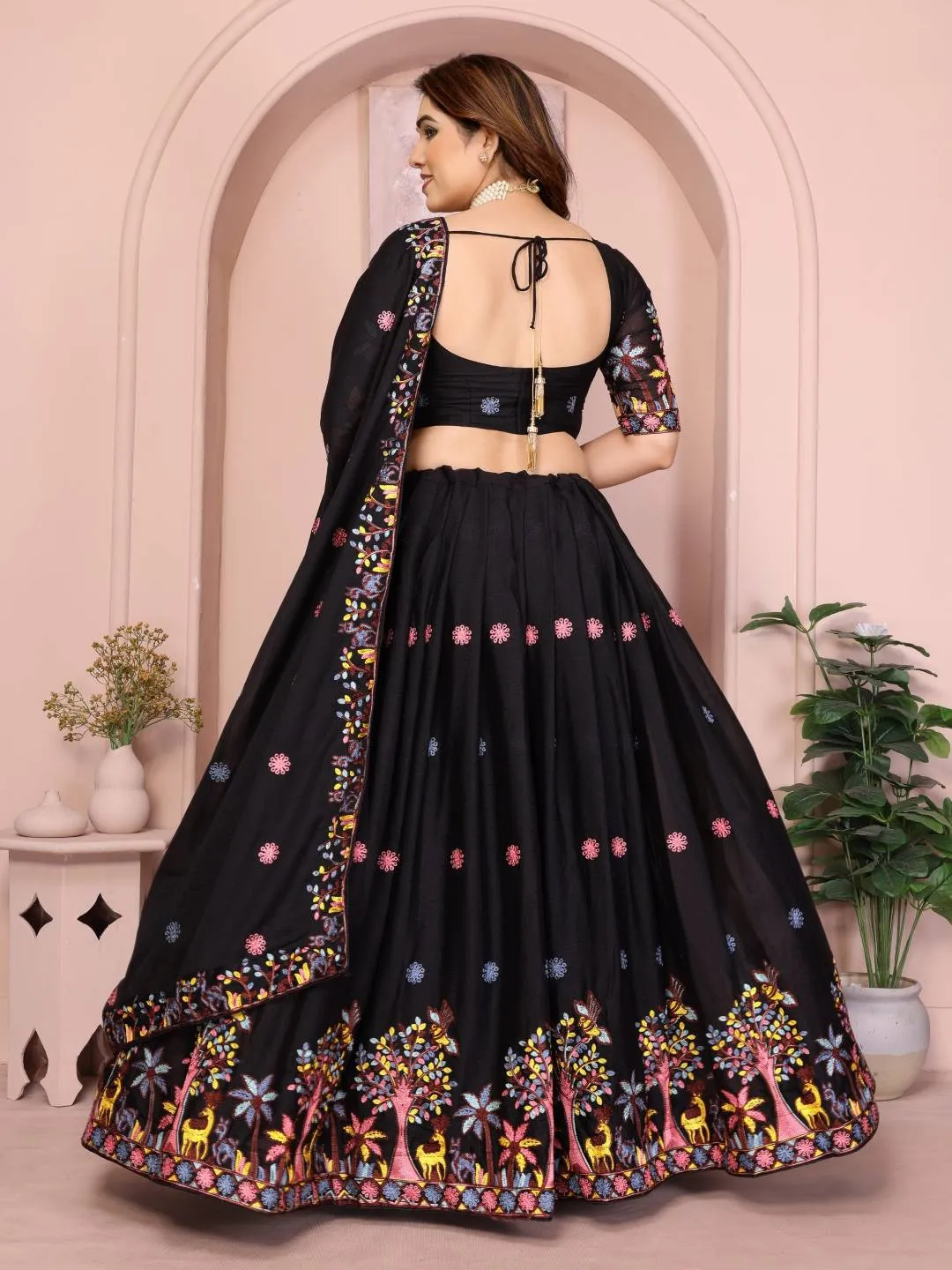 Stylish Kiarar Georgette Embroidery Festival Lehenga Choli Wholesale Online Shopping 2026