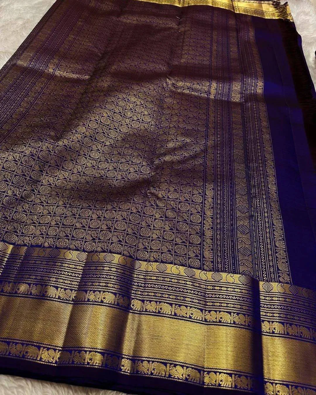 Rani 289 Lichi Silk Jacquard Wedding Saree Online Shopping