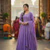 ZT 211 Vichitra Silk Hand Work Festival Gown Collection