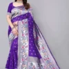 Latest Rani 295 Lichi Silk Jacquard Wedding Wear Saree Supplier 2026