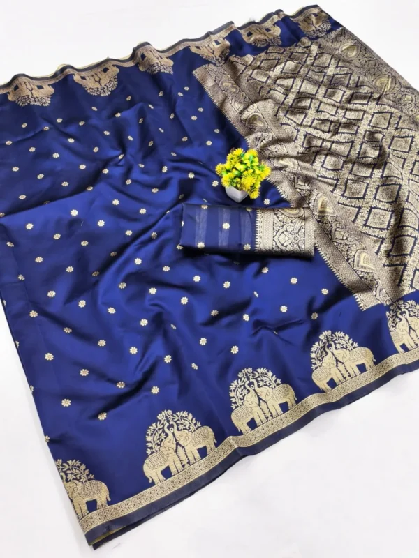 Latest LFK 5342 Banarasi Soft Silk Zari Jacquard Work Festival Saree 2026