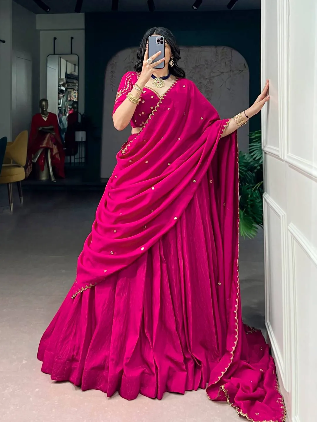 Latest WMN 1446 Aaruni Nc Silk Plain Party Wear Lehenga Choli Exporter Online 2026