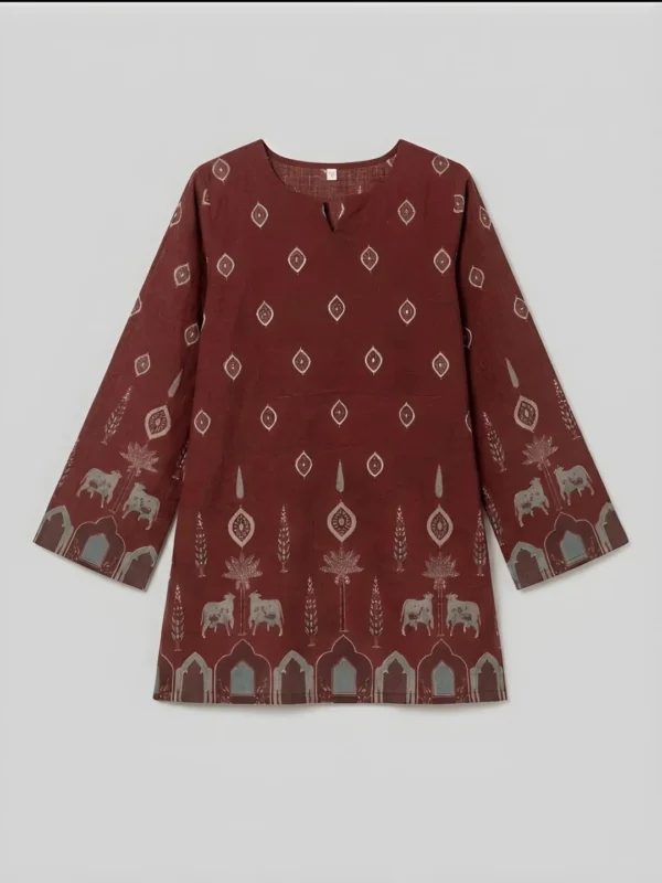Launching Shiv 1068 Cotton Kalamkari Printed Festival Short Kurti 2026