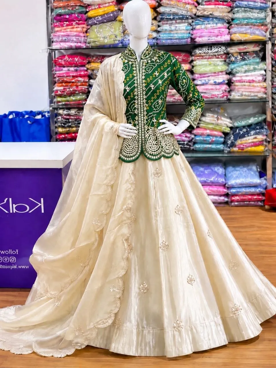 Launching Madhuri 269 Simar Embroidery Sequence Ready To Wear Jacket And Lehenga Choli 2026