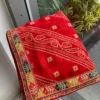 Latest Kiara Sarika Georgette Printed Embroidery Work Festival Saree 2026