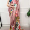 Launching WMN 7053 Satin Silk Printed Party Wear Saree Collection 2026