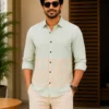 Latest LTT Vol 103 Dobby Cotton Embroidery Work Office Wear Shirt For Men 2026