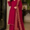 Buy Alia 589 Hamia Silk Sequence Embroidery Work Kurti Palazzo With Dupatta 2026