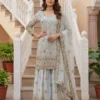 Launching DKT 5152 Georgette Embroidery Thread Wedding Pakistani Sharara Suit 2026