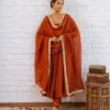 Buy Sabina 5324 Vichitra Silk Beads Work Anarkali Gown Pant Dupatta Set 2026