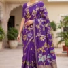 Laxmi 1086 Crepe Silk Weaving Work Wedding Saree Exporter in India