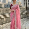 Latest Kusum 812 Nagma Gold Crush Embroidery Work Saree Manufacturer in India 2026