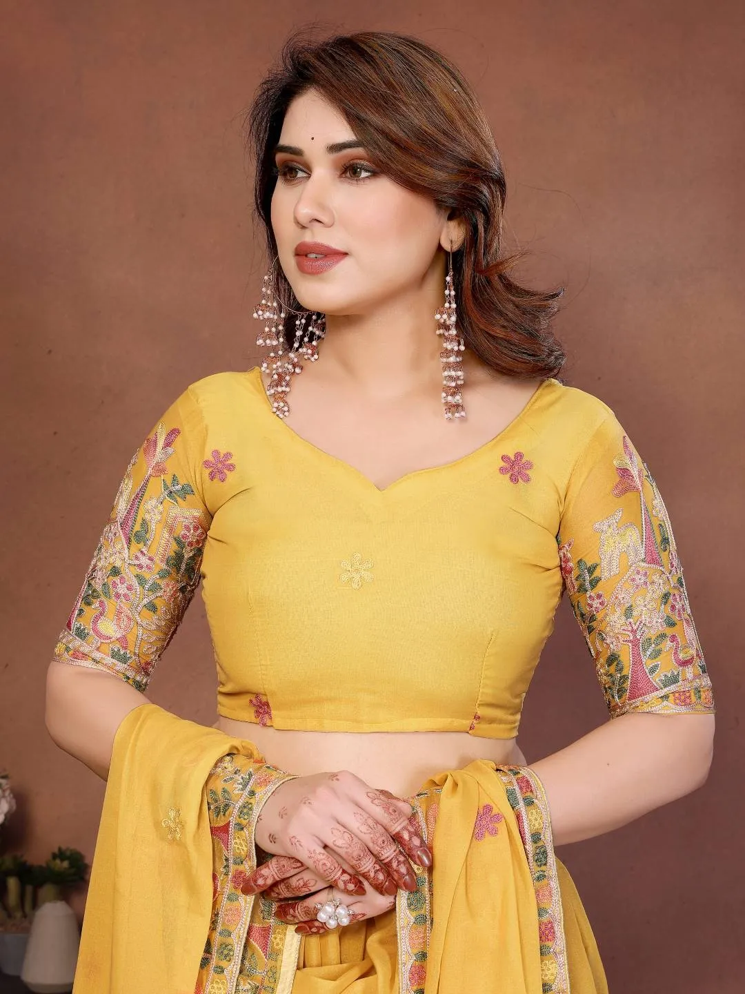 Stylish Kiara Akimia Georgette Embroidery Lehenga Choli Wholesale Online Shopping India 2026