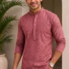 Beautiful Lekha LI Chikankari Rayon Chikan Work Stylish Short Kurta 2026