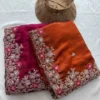 Kiara Oreva8 Rangoli Silk Embroidery Work Wedding Saree Collection