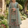 Launching Sabina 887 Fendy Silk Sequence Hand Work Wedding Pakistani Gharara Suit 2026