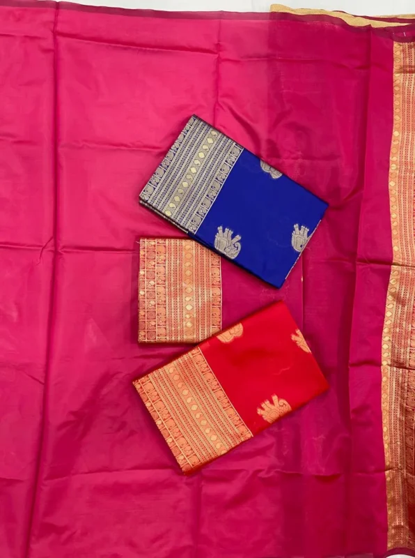 Beautiful Rani 289 Lichi Silk Jacquard Wedding Saree Online Shopping 2026