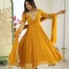 Beautiful Sabina 5012 Blooming Sequence Embroidery Anarkali Gown Bottom With Dupatta 2026