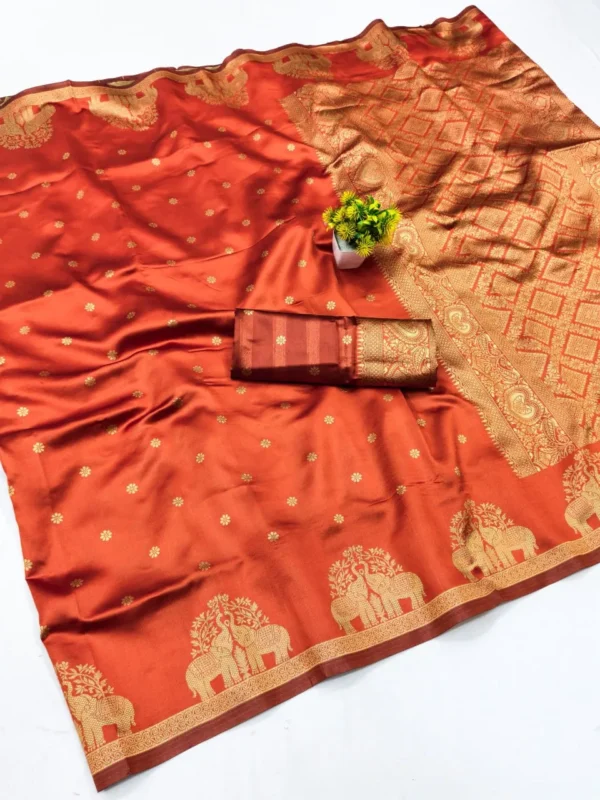 Latest LFK 5342 Banarasi Soft Silk Zari Jacquard Work Festival Saree 2026