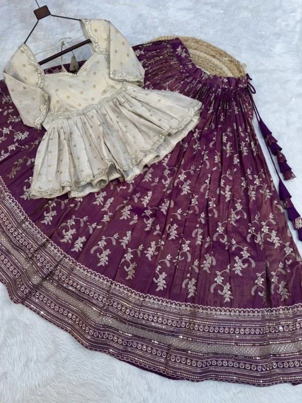 Latest Mohini 7166 Dyeable Viscose Jacquard Top Skirt Online Shopping In India 2026