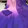 Stylish Yasu Madhu Orange Chiffon Hand Work Anarkali Gown 2026