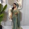 Latest SGT 239 Space Silk Party Wear Zip Gown Saree For Women 2026