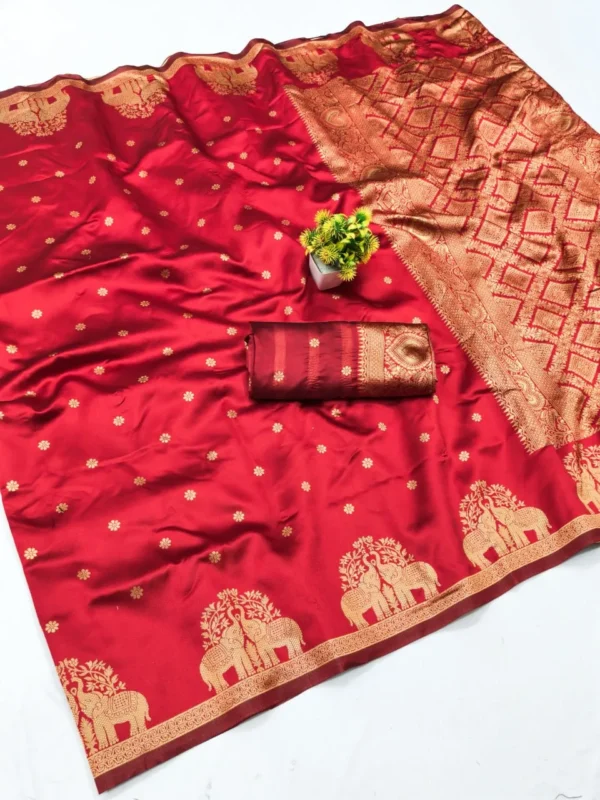 Latest LFK 5342 Banarasi Soft Silk Zari Jacquard Work Festival Saree 2026