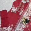 Beautiful Zarin 84 Cotton Printed Embroidery Sequence Work Pakistani Suit Collection 2026