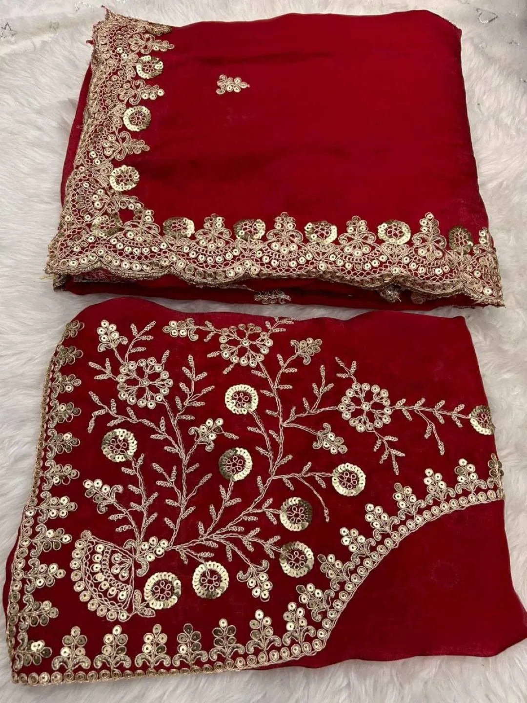 Latest RC1 Spech Silk Sequence Embroidery Work Trending Wedding Saree 2026