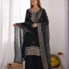 Stylish Sabina 893 Gmy Choo Silk Embroidery Designer Party Wear Sharara Suit 2026