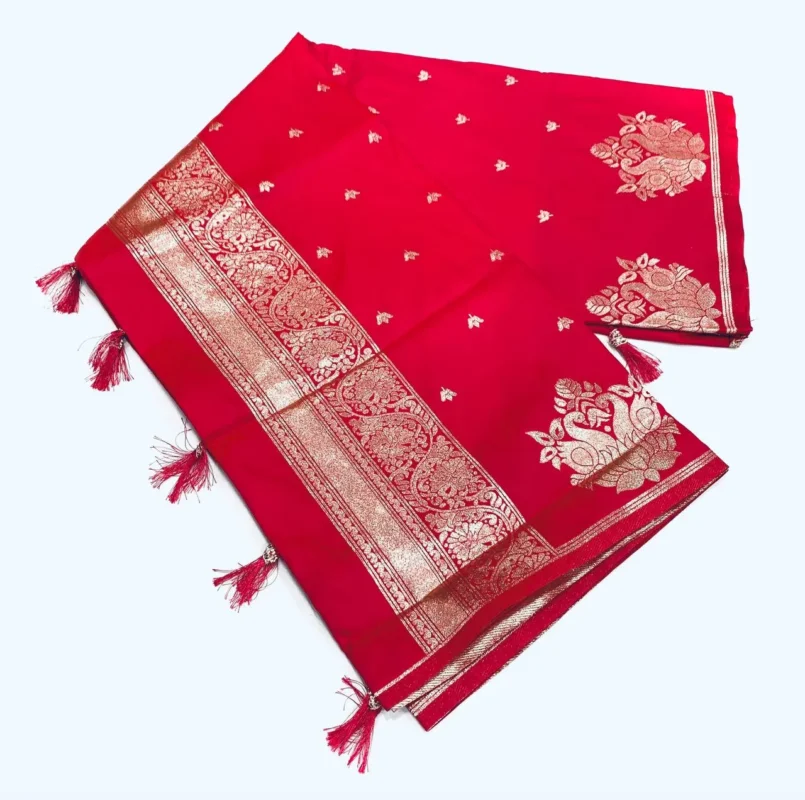 Launching Rani 302 Banarasi Silk Jacquard Festival Saree Collection 2026 2026