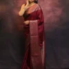 Rani 300 Lichi Silk Cloth Jacquard Party Wear Saree
