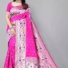 Latest Rani 295 Lichi Silk Jacquard Wedding Wear Saree Supplier 2026
