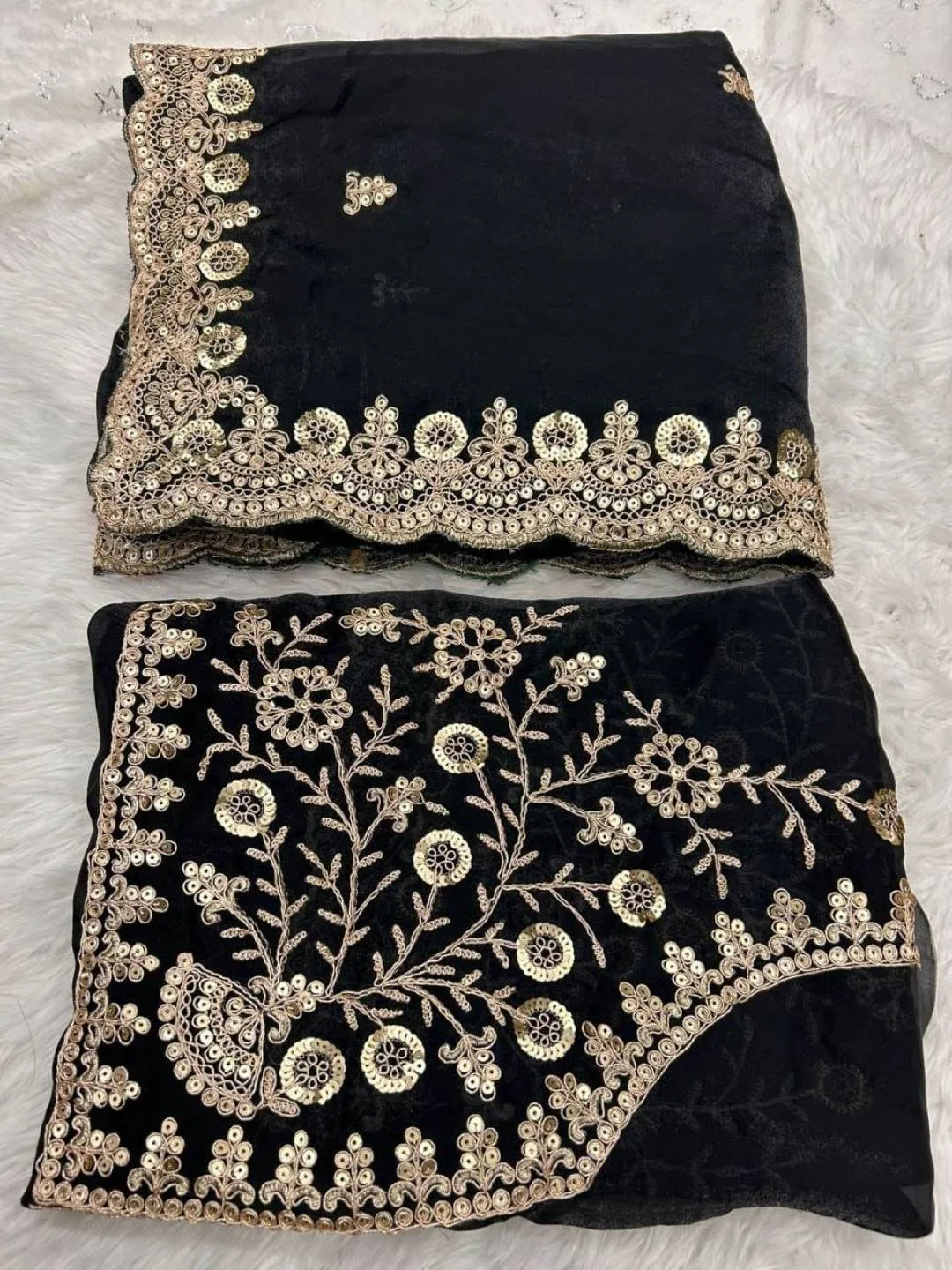 Latest RC1 Spech Silk Sequence Embroidery Work Trending Wedding Saree 2026
