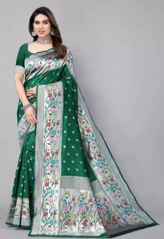 Latest Rani 295 Lichi Silk Jacquard Wedding Wear Saree Supplier 2026