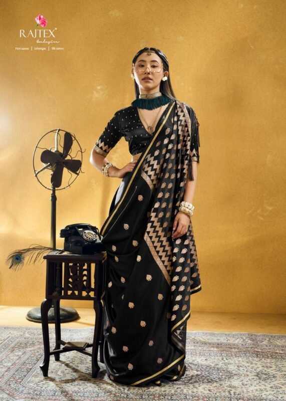 Launching Rajtex Kanthkala Pearl Satin Handloom Weaving Saree Collection Wholesale 2026