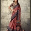 Rajtex Pure Ajrakh 041 Modal Satin Ajrakh Printed Saree Wholesale