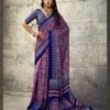 Rajtex Pure Ajrakh 041 Modal Satin Ajrakh Printed Saree Wholesale