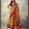 Rajtex Pure Ajrakh 041 Modal Satin Ajrakh Printed Saree Wholesale