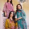 Romani Aarzu Vol 34 Cotton Print Embroidered Dress Material Wholesale