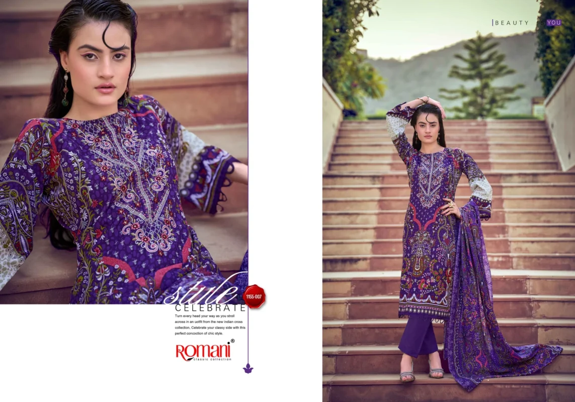 Stylish Romani Needle Wonder Vol 14 Cotton Embroidered Dress Material Wholesale 2026